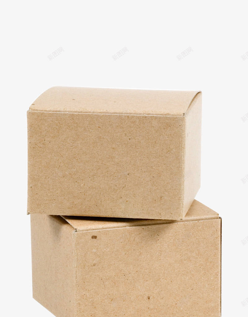两个纸箱png免抠素材_新图网 https://ixintu.com 两个 卡通 叠加 手绘 棕色 简图 纸箱 长方形