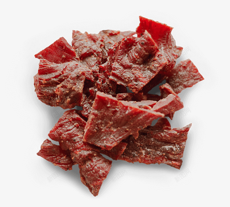 红色美味牛肉干png免抠素材_新图网 https://ixintu.com 产品实图 牛肉干 红色 美味