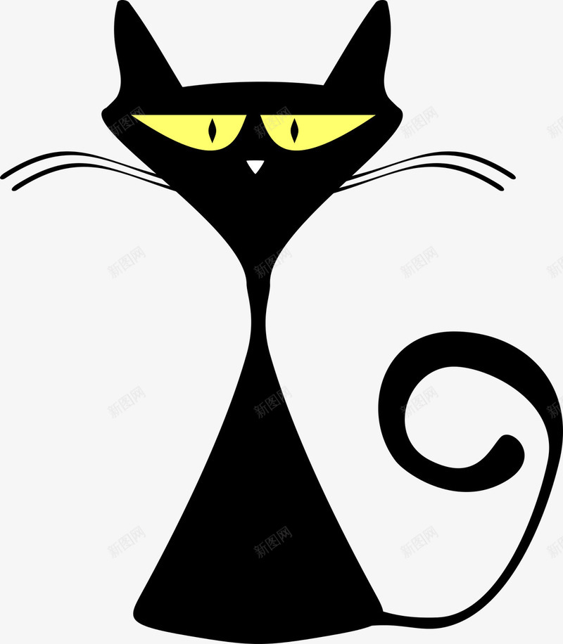 猫的剪影png免抠素材_新图网 https://ixintu.com 侧影 动物 卡通 宠物 猫 猫的剪影 简单 黑