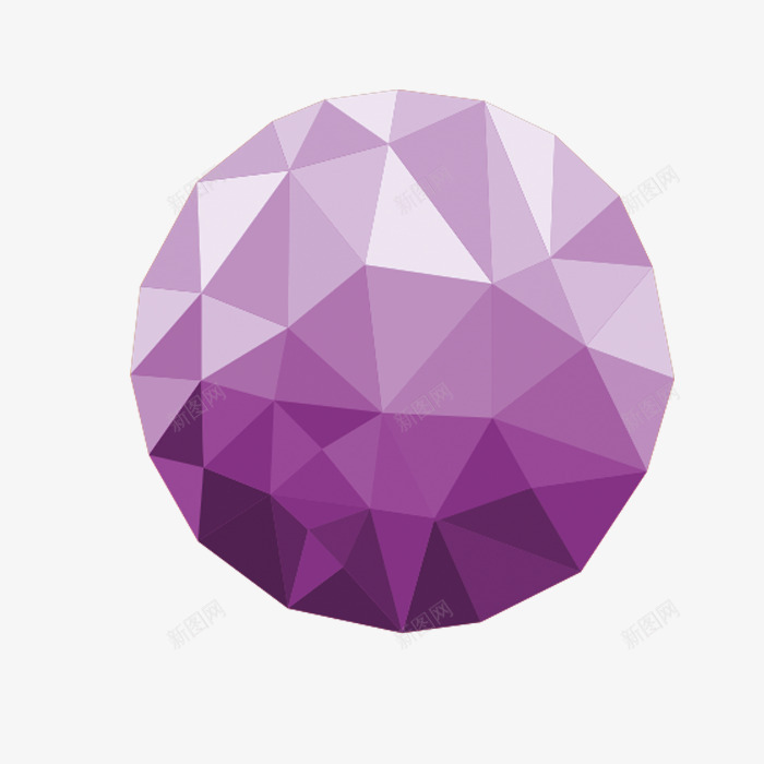 钻石字母Opng免抠素材_新图网 https://ixintu.com O 一颗 创意 卡通 字母 手绘 简图 紫色 钻石