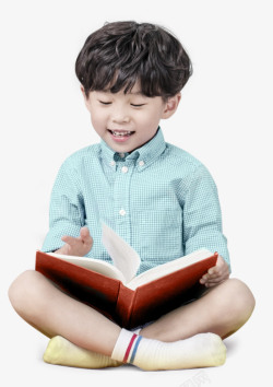 看书读书的小孩子高清图片