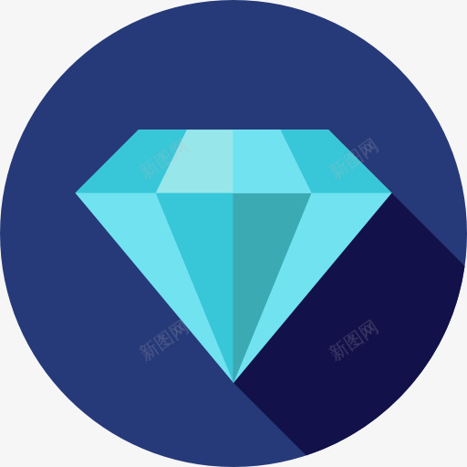 钻石图标png_新图网 https://ixintu.com 宝石 时尚 珠宝 豪华 财富 钻石 魅力