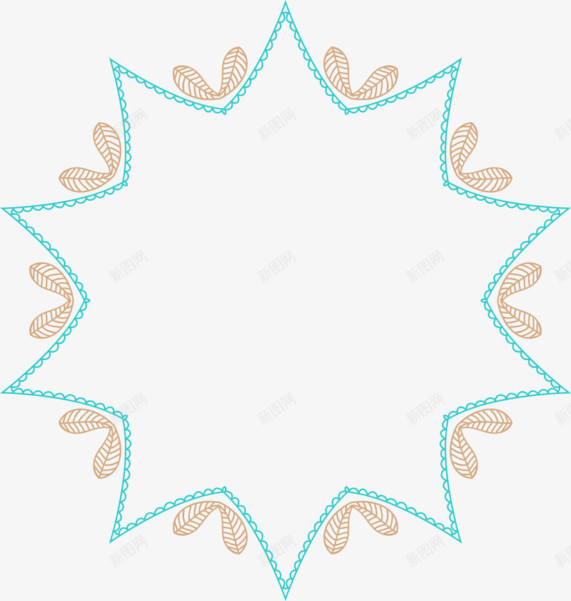 绿色线条框架png免抠素材_新图网 https://ixintu.com 小草树叶 树叶框架 简约框架 绿色雪云 自然框架 边框纹理