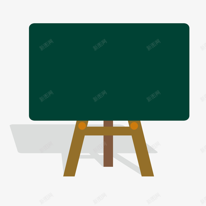黑板矢量图ai免抠素材_新图网 https://ixintu.com 卡通 学习 教室 黑板 矢量图