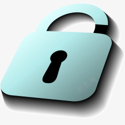 装饰锁科技安全锁装饰图案矢量图高清图片
