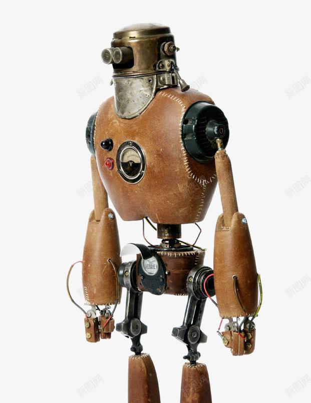 金属机器人png免抠素材_新图网 https://ixintu.com 数码产品 机器人 棕色机器人 金属质感