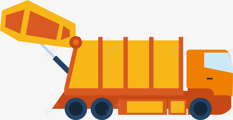 垃圾运输车卡通风格png免抠素材_新图网 https://ixintu.com 卡通风格 垃圾 垃圾填埋 垃圾处理 垃圾运输车 填埋措施