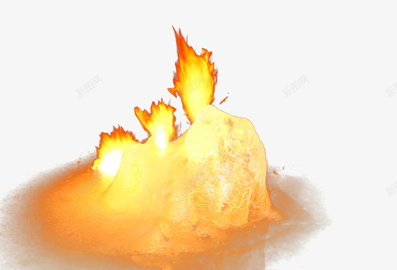 冰块上燃烧的火焰png免抠素材_新图网 https://ixintu.com 冰与火 冰块 冰火两重天 火焰 燃烧 金色