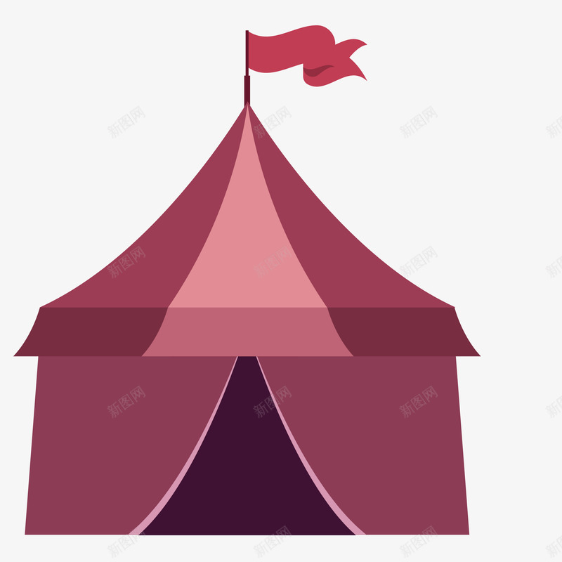 卡通紫色蒙古案png免抠素材_新图网 https://ixintu.com 卡通 帐篷 手绘图 搭建 旗子 蒙古人 蒙古包