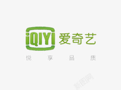 看爱豆绿色看视频爱奇艺图标高清图片