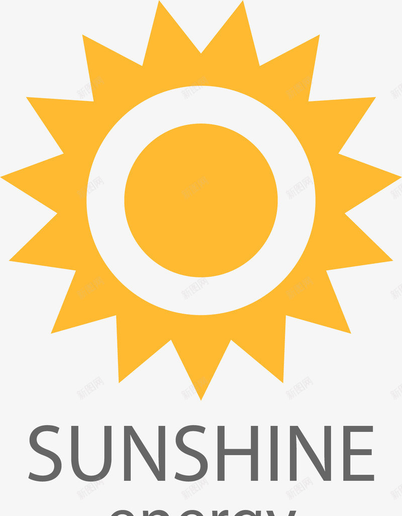太阳能标识图标png_新图网 https://ixintu.com 公司logo 图标 太阳 太阳能 照明