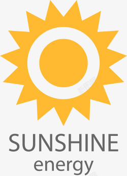 太阳能logo太阳能标识图标高清图片