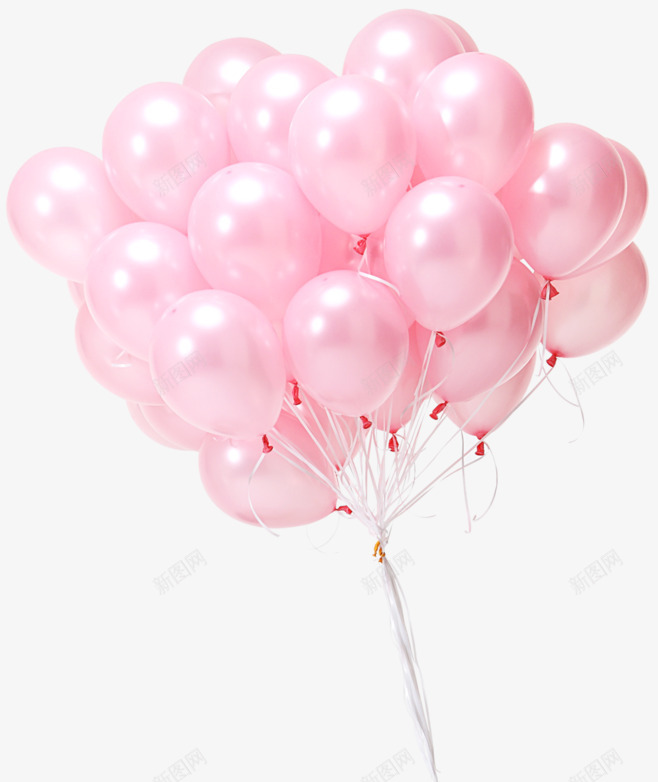 粉色气球png免抠素材_新图网 https://ixintu.com 免扣 气球 气球墙 粉色 轻盈
