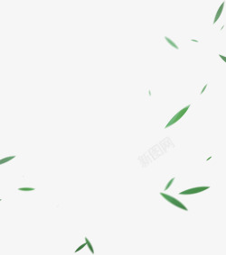 绿色竹叶背景绿色竹叶中国风装饰高清图片