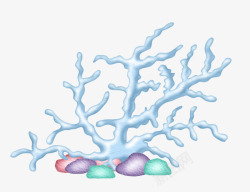 白色珊瑚植物素材