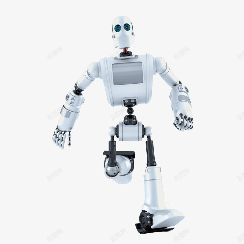奔跑机器人png免抠素材_新图网 https://ixintu.com 奔跑 智能人 机器人 跑步