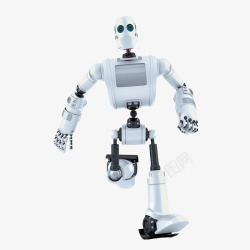 机器人跑步奔跑机器人高清图片