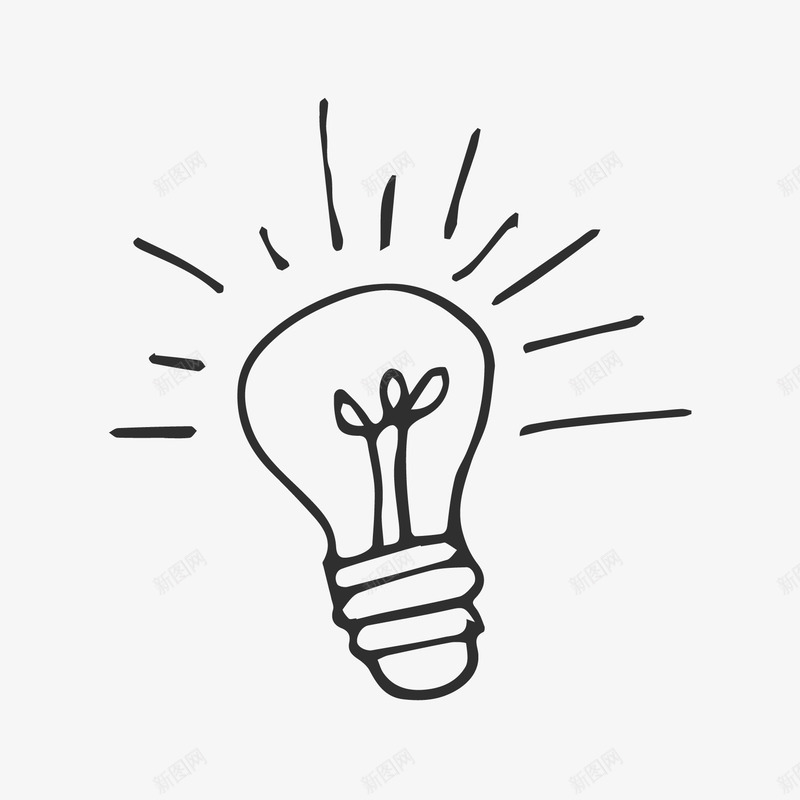 学习用品矢量图图标ai_新图网 https://ixintu.com 学习 灯泡 用品 矢量图