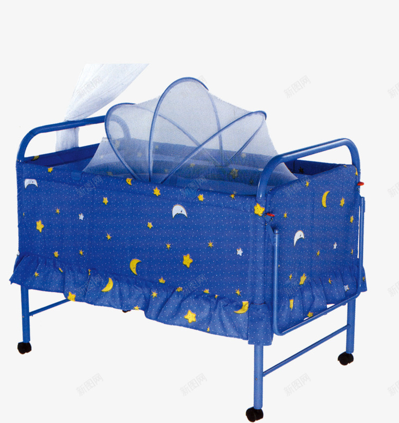 星空婴儿床png免抠素材_新图网 https://ixintu.com 儿童玩具 娱乐 婴儿床 玩具