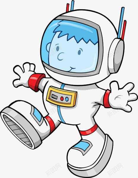 卡通太空人png免抠素材_新图网 https://ixintu.com 卡通 可爱太空人 太空人 太空服 男孩
