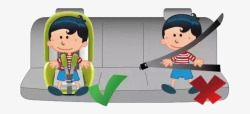 安全带使用儿童安全带使用方法高清图片