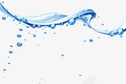 清凉的水创意水滴花纹高清图片