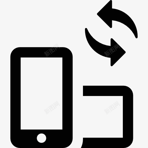 旋转屏幕图标png_新图网 https://ixintu.com ipad 平板电脑 手机 技术 智能手机