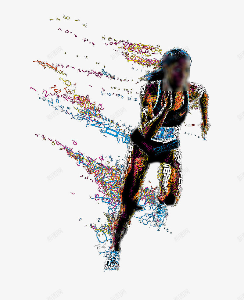 跑步运动员矢量图ai免抠素材_新图网 https://ixintu.com 奔跑 奥运会 跑步 运动员 矢量图
