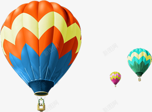 夏日热气球png免抠素材_新图网 https://ixintu.com 夏日 热气球 空气球 素材