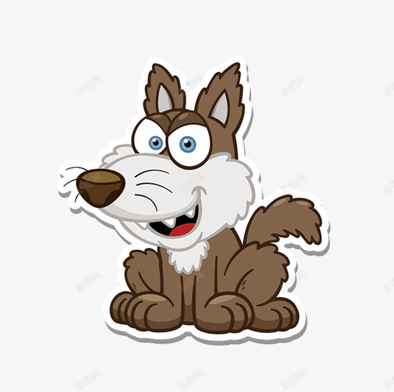 一只棕色小狗图标png_新图网 https://ixintu.com 一只 图标 小狗 棕色