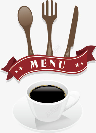 咖啡餐具西餐png免抠素材_新图网 https://ixintu.com 下午茶 健康食品 刀叉 咖啡 咖啡厅 西餐 西餐厅 食品食物 餐具