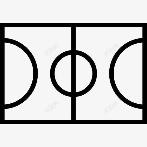 篮球场图标png_新图网 https://ixintu.com 体育 体育竞赛 游戏 篮球场 运动 运动场