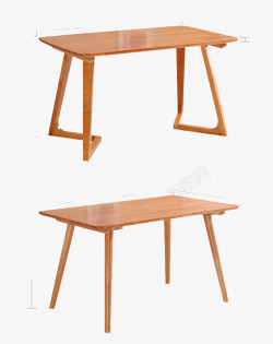 简单餐桌家具素材