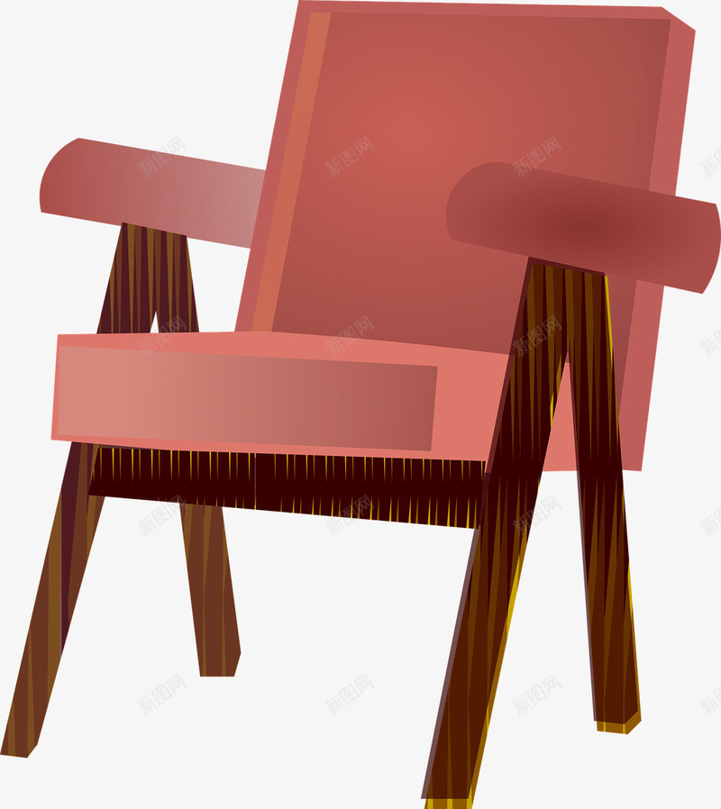 舒适沙发椅png免抠素材_新图网 https://ixintu.com 室内 家具 家居 家居场景 装修 设计