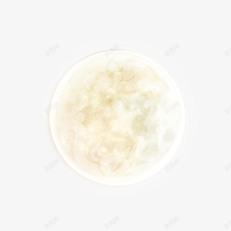 发亮的月亮星球png免抠素材_新图网 https://ixintu.com 中秋 发光 星球 月亮 月饼