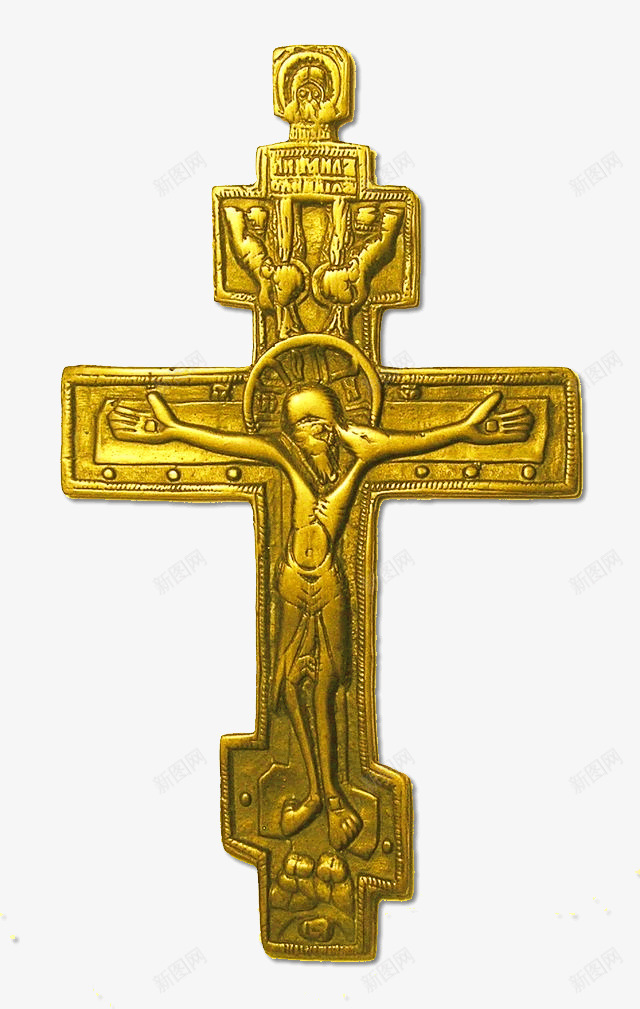 金色的耶稣十字架png免抠素材_新图网 https://ixintu.com 上帝耶稣耶和华 信徒 十字架 宗教 耶稣 金黄色 金黄色十字架 雕刻