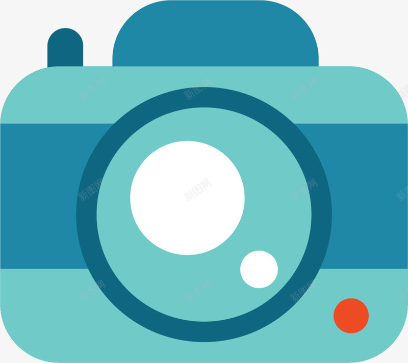 旅游拍照蓝色照相机png免抠素材_新图网 https://ixintu.com 拍照纪念 旅游拍照 旅行 简单照相机 简约照相机 蓝色照相机