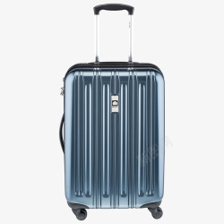 蓝色吱嘎拉杆行李箱素材