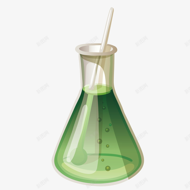 化学试剂png免抠素材_新图网 https://ixintu.com 化学 实验用具 试剂 锥形瓶