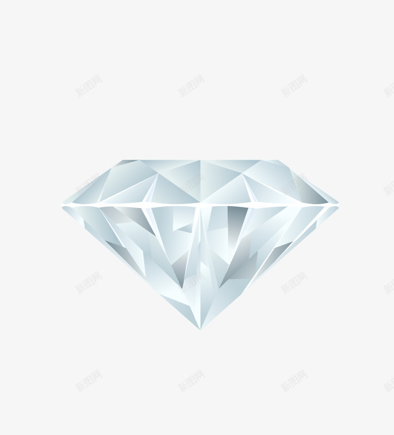 一颗透明钻石png免抠素材_新图网 https://ixintu.com 宝藏 珠宝 透明钻石 钻石