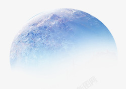 星球素材梦幻星空月食高清图片