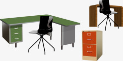 办公桌椅矢量图办公桌椅高清图片