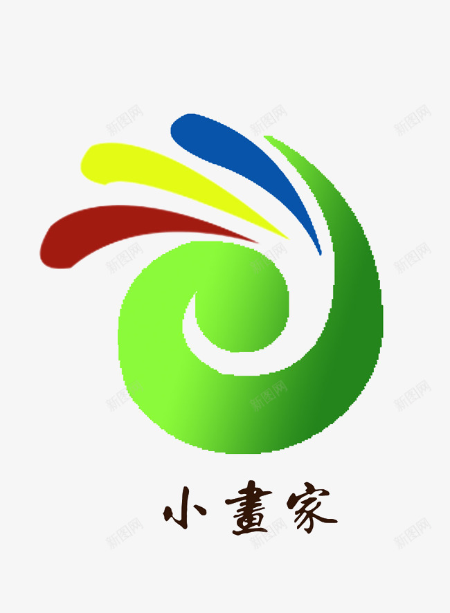 美术LOgo图标psd_新图网 https://ixintu.com LOGO 七彩 彩色 美术