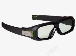 简单设备黑色谷歌智能眼镜高清图片