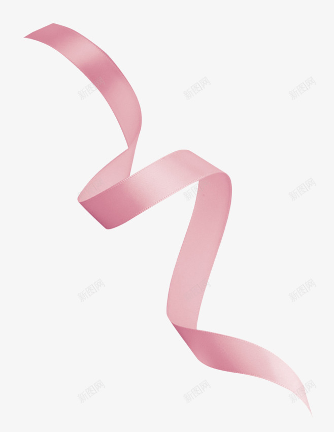 粉色唯美丝带装饰png免抠素材_新图网 https://ixintu.com 丝带 粉色 装饰