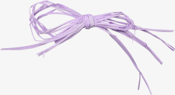 紫色简约丝带素材