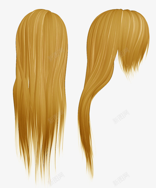 棕色女士头发发型集合假发png免抠素材_新图网 https://ixintu.com 假发 发型 头发 女士 棕色 集合