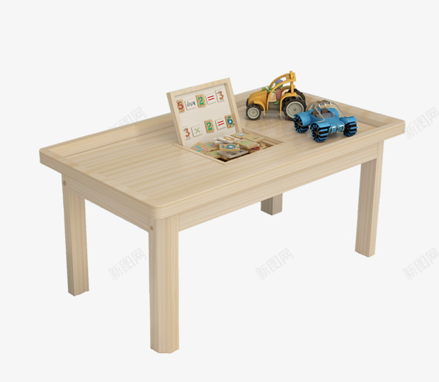 儿童桌子png免抠素材_新图网 https://ixintu.com 儿童 家具 桌 简单