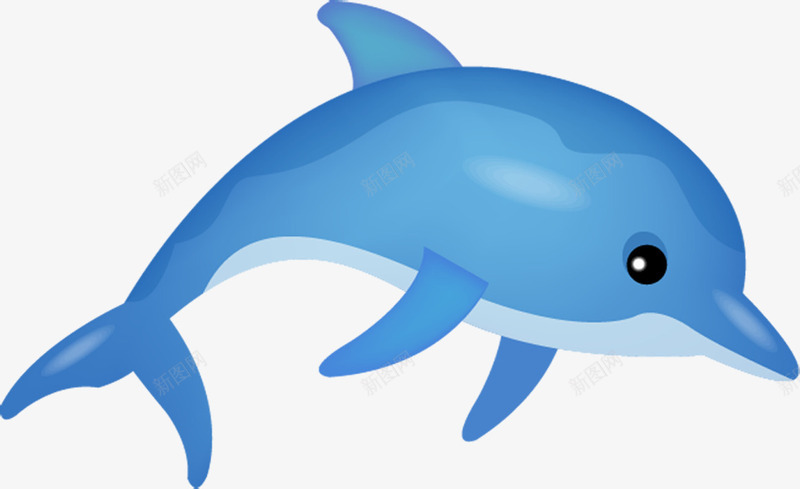 卡通海底动物鲸鱼效果png免抠素材_新图网 https://ixintu.com 动物 卡通 效果 海底 鲸鱼