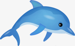 卡通海底动物鲸鱼效果素材